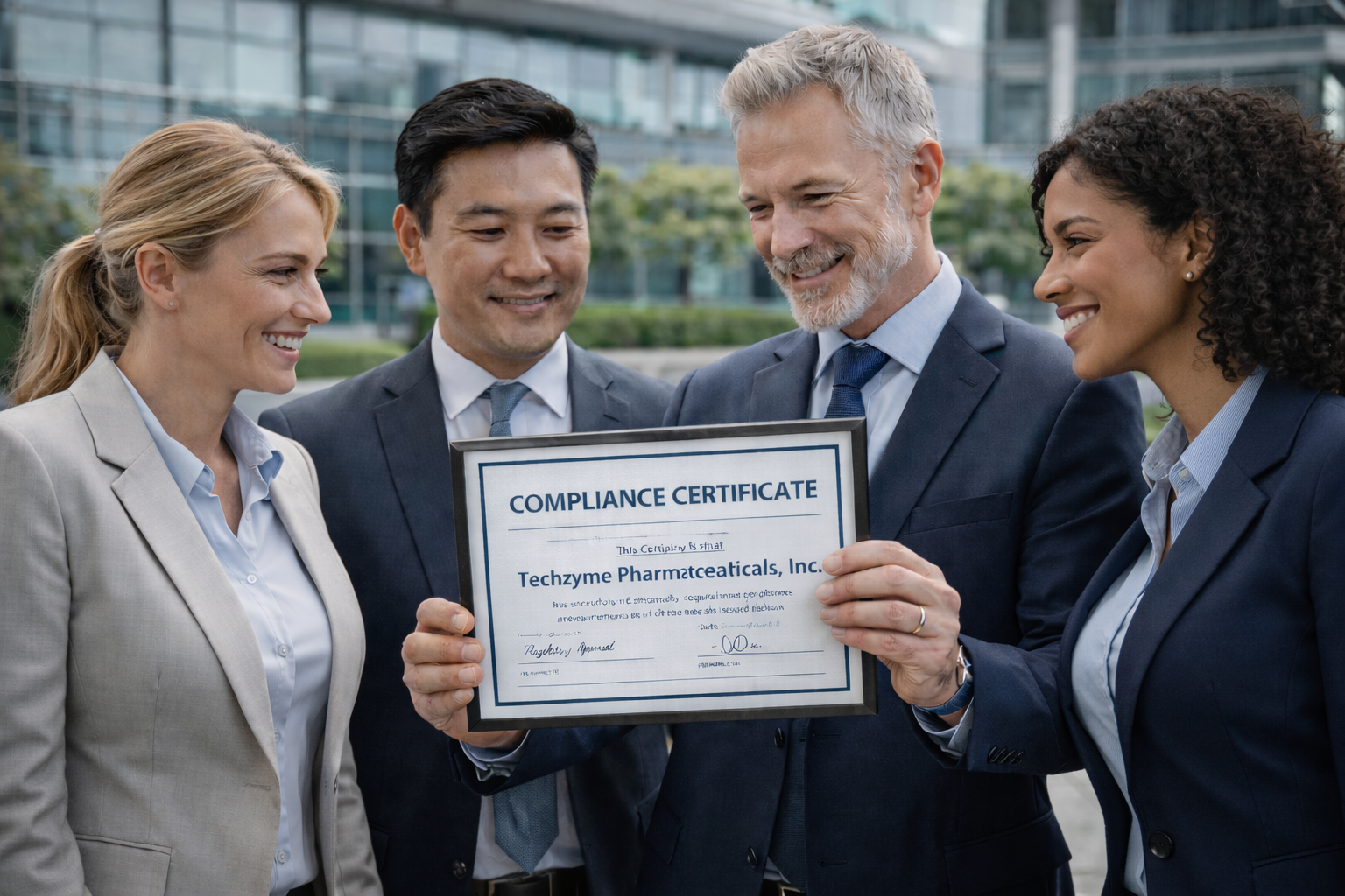 Compliance certificate